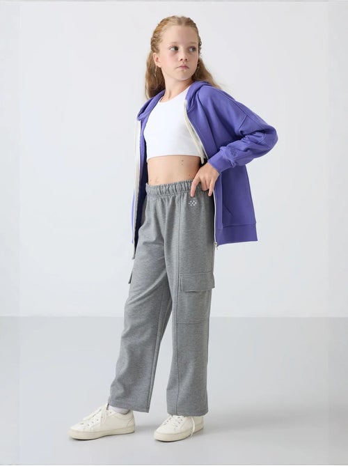 Pantalon unisexe jeune en mélange de coton tommy - Kiabi Pantalon unisexe jeune en mélange de coton tommy - Kiabi