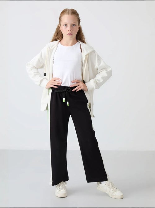 Pantalon unisexe jeune en mélange de coton tommy - Kiabi Pantalon unisexe jeune en mélange de coton tommy - Kiabi