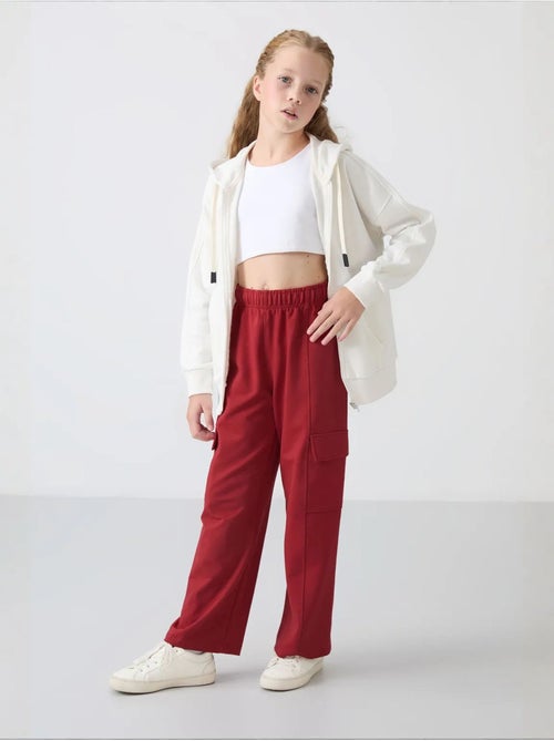 Pantalon unisexe jeune en mélange de coton tommy - Kiabi Pantalon unisexe jeune en mélange de coton tommy - Kiabi