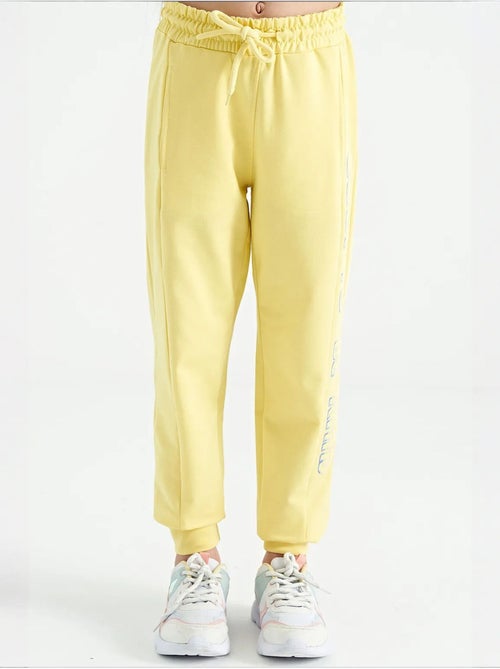 Pantalon unisexe jeunesse en mélange de coton tommy - Kiabi Pantalon unisexe jeunesse en mélange de coton tommy - Kiabi