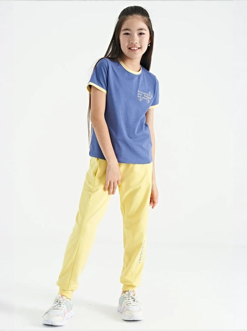 Pantalon unisexe jeunesse en mélange de coton tommy - Kiabi Pantalon unisexe jeunesse en mélange de coton tommy - Kiabi