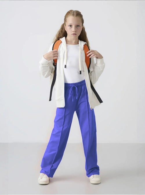 Pantalon unisexe junior en mélange de coton tommy - Kiabi Pantalon unisexe junior en mélange de coton tommy - Kiabi