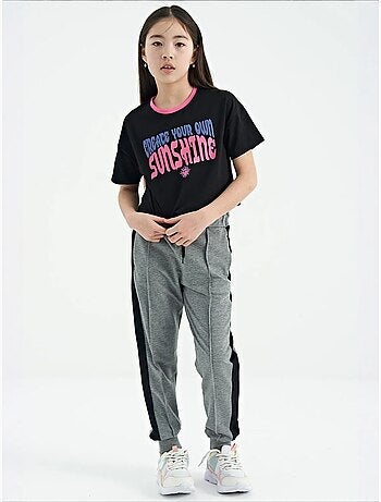 Pantalon unisexe junior en mélange de coton tommy