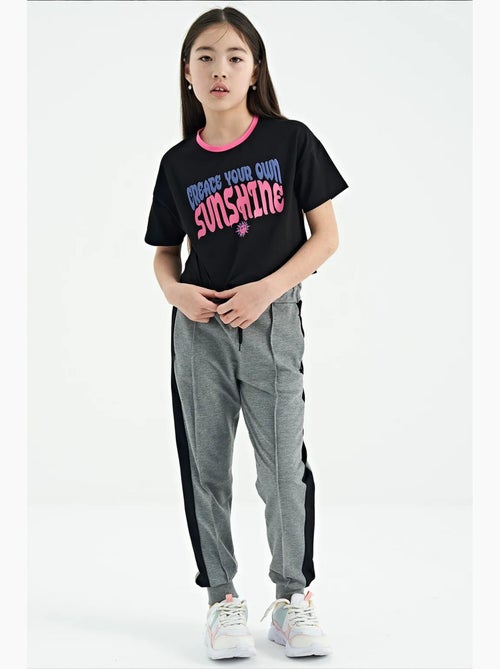Pantalon unisexe junior en mélange de coton tommy - Kiabi Pantalon unisexe junior en mélange de coton tommy - Kiabi