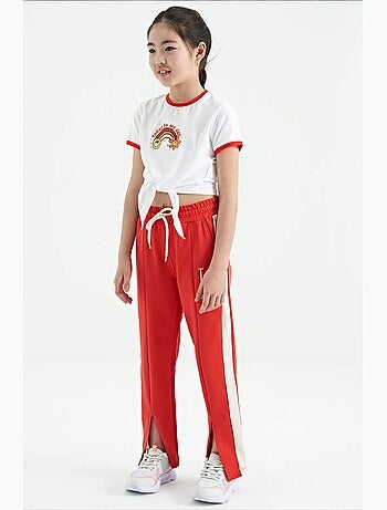 Pantalon unisexe junior en mélange de coton tommy