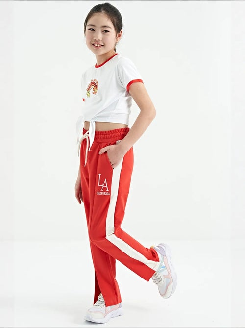 Pantalon unisexe junior en mélange de coton tommy - Kiabi Pantalon unisexe junior en mélange de coton tommy - Kiabi