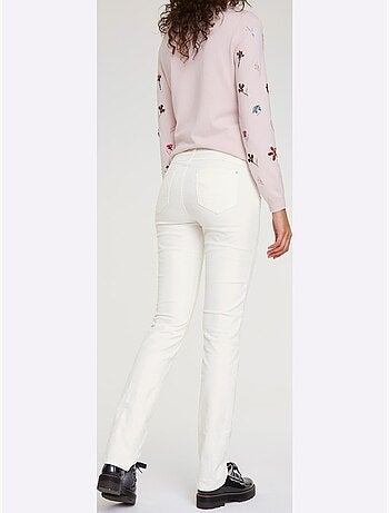 Pantalon velours - taille courte - helline