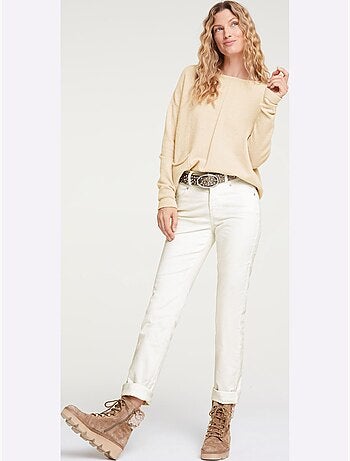 Pantalon velours - taille courte - helline