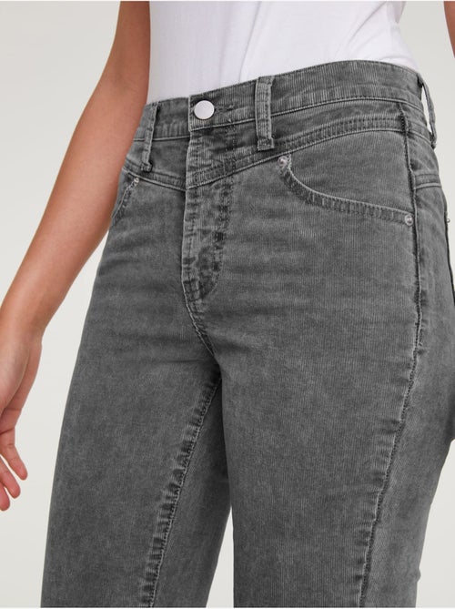 Pantalon velours - taille courte - helline - Kiabi
