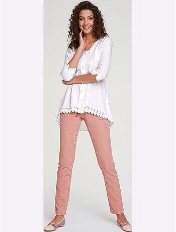 Pantalon velours - taille standard - helline