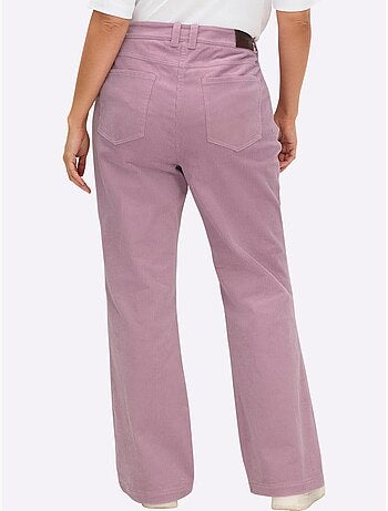 Pantalon Velours - Taille Standard - Sheego