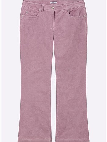 Pantalon Velours - Taille Standard - Sheego