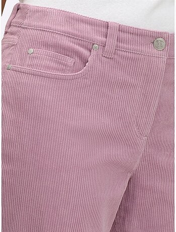 Pantalon Velours - Taille Standard - Sheego
