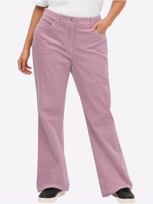 Pantalon Velours - Taille Standard - Sheego - Kiabi