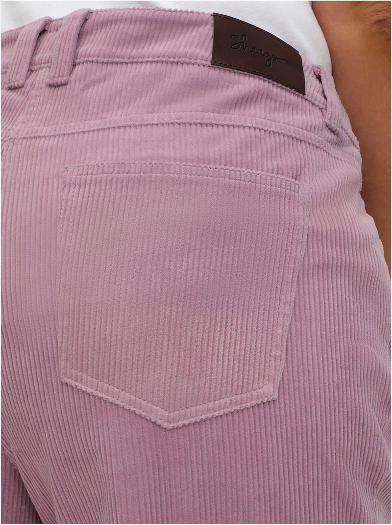 Pantalon Velours - Taille Standard - Sheego Mauve - Kiabi