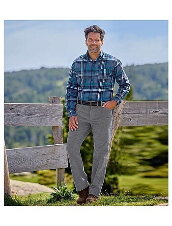 Pantalon Velours 5 Poches Stretch - ATLAS FOR MEN