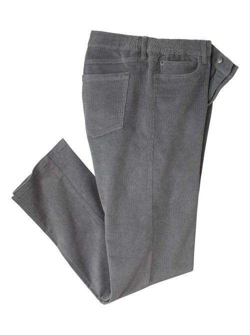 Pantalon Velours 5 Poches Stretch  - ATLAS FOR MEN - Kiabi