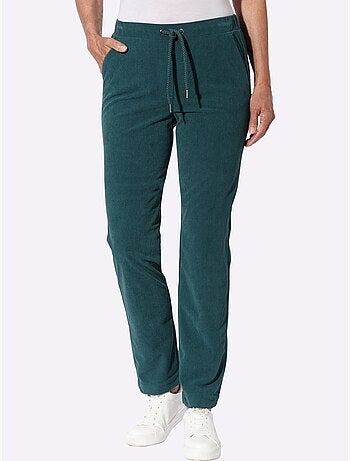 Pantalon velours aspect velours large - taille standard - witt