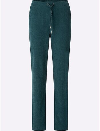 Pantalon velours aspect velours large - taille standard - witt