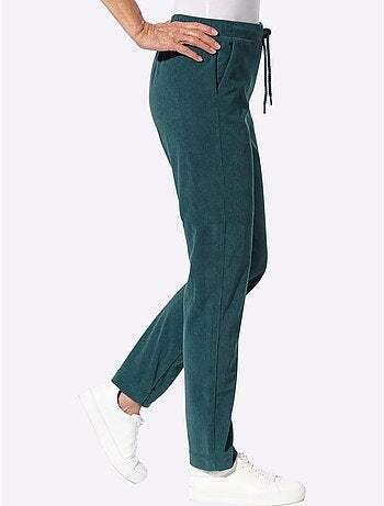 Pantalon velours aspect velours large - taille standard - witt