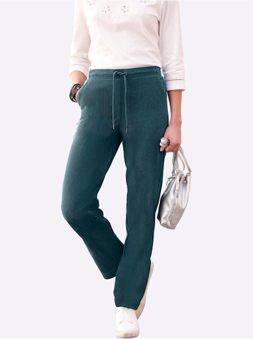 Pantalon velours aspect velours large - taille standard - witt - Kiabi Pantalon velours aspect velours large - taille standard - witt - Kiabi