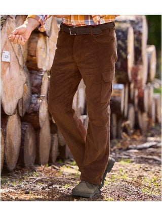 Pantalon Velours Cargo Confort  - Atlas For Men