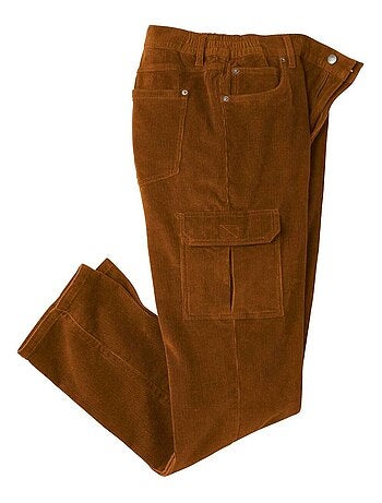 Pantalon Velours Cargo Multipoches - ATLAS FOR MEN