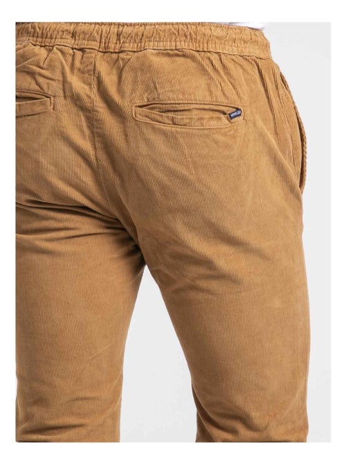 Pantalon velours chino taille élastiquée VERDAMONT - Kiabi
