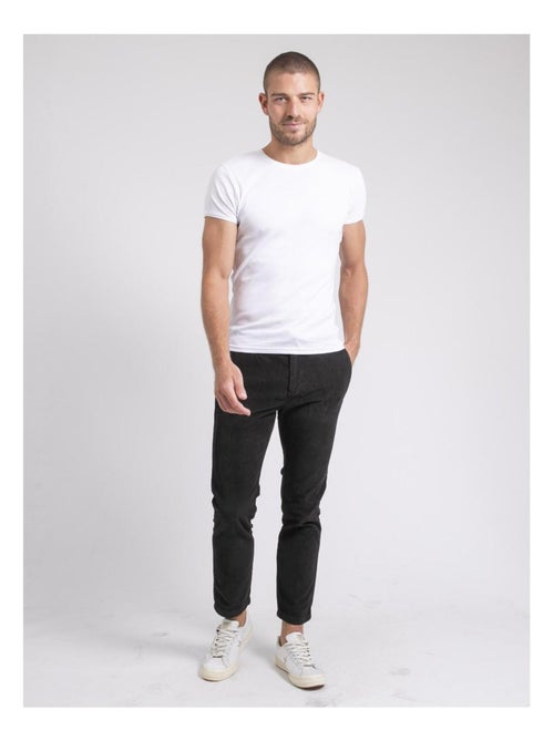 Pantalon velours chino taille élastiquée VERDAMONT - Kiabi