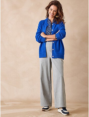 Pantalon velours côtelé bas évasé - DAXON