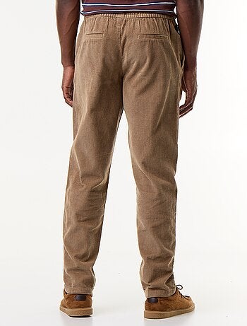 Pantalon velours côtelé