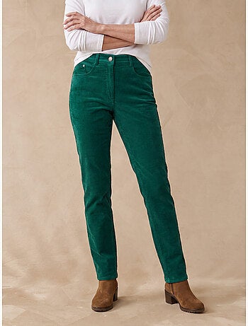 Pantalon velours côtelé coupe droite - daxon