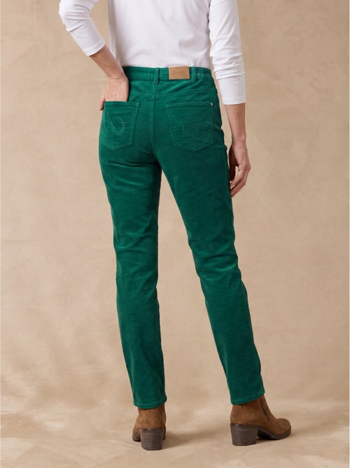 Pantalon velours côtelé coupe droite - daxon - Kiabi