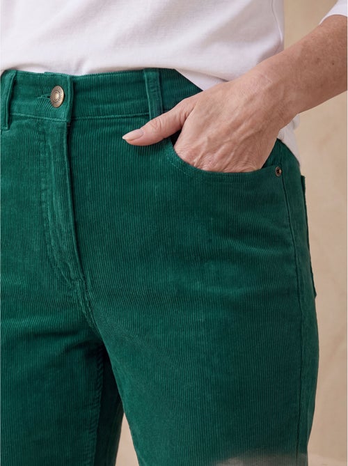 Pantalon velours côtelé coupe droite - daxon - Kiabi