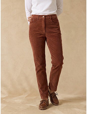 Pantalon velours côtelé coupe droite - daxon