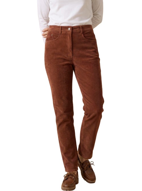 Pantalon velours côtelé coupe droite - daxon - Kiabi