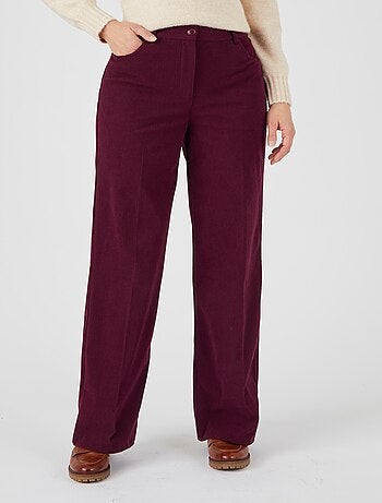 Pantalon velours côtelé enfilable - Damart