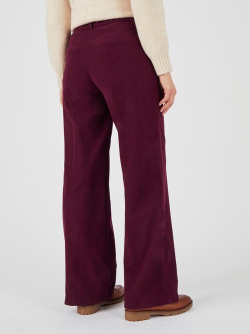 Pantalon velours côtelé enfilable - Damart - Kiabi
