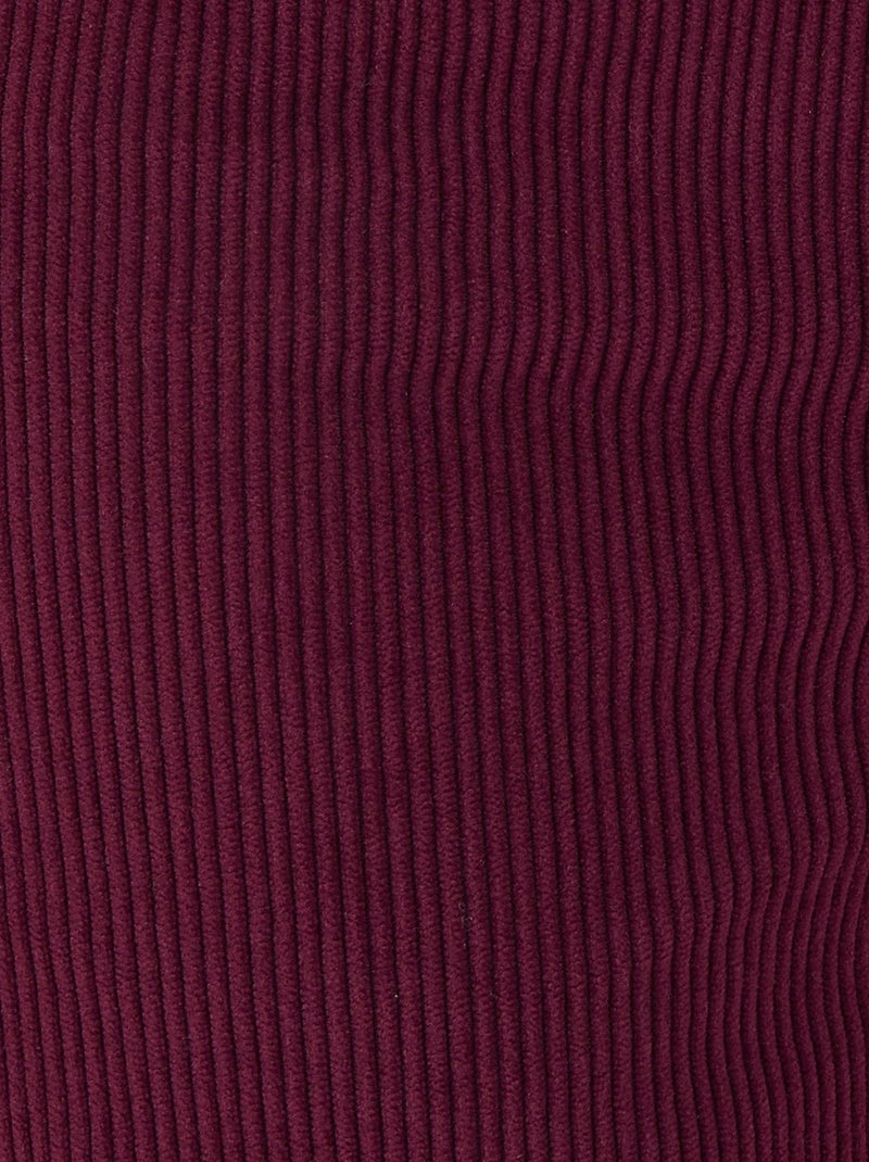 Pantalon velours côtelé enfilable - Damart Bordeaux - Kiabi
