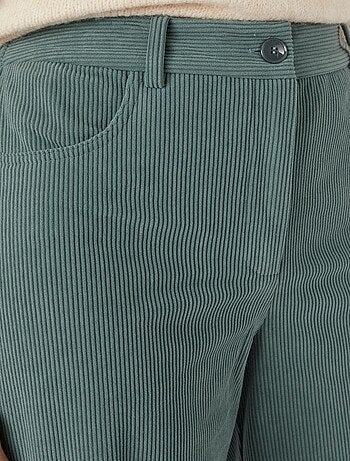 Pantalon velours côtelé enfilable - Damart