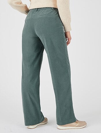 Pantalon velours côtelé enfilable - Damart