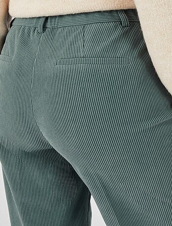 Pantalon velours côtelé enfilable - Damart