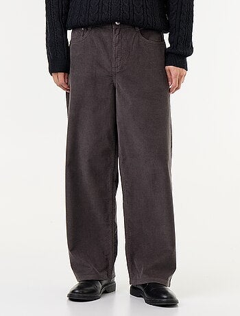 Pantalon velours côtelé