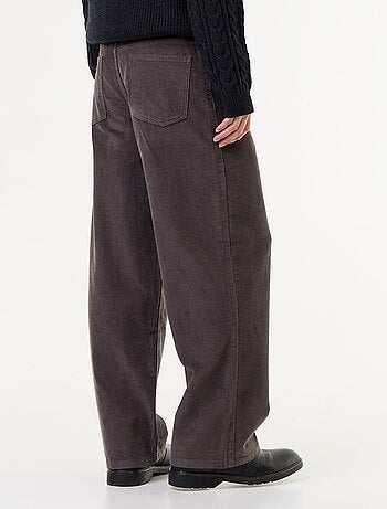 Pantalon velours côtelé