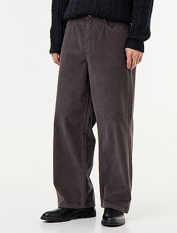 Pantalon velours côtelé