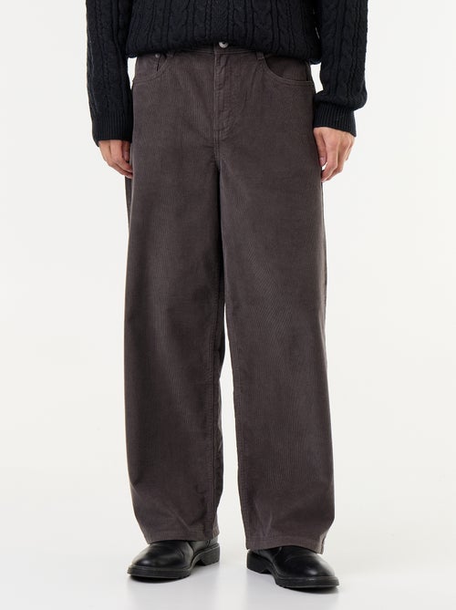 Pantalon velours côtelé - Kiabi Pantalon velours côtelé - Kiabi