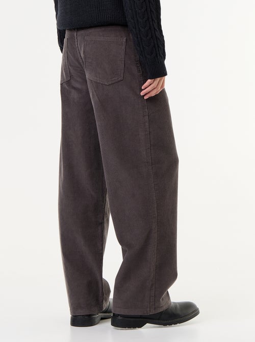 Pantalon velours côtelé - Kiabi Pantalon velours côtelé - Kiabi