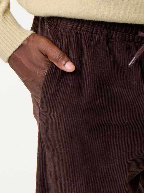 Pantalon velours côtelé - Kiabi