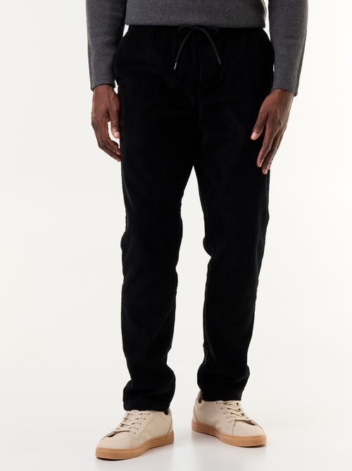 Pantalon velours côtelé - Kiabi