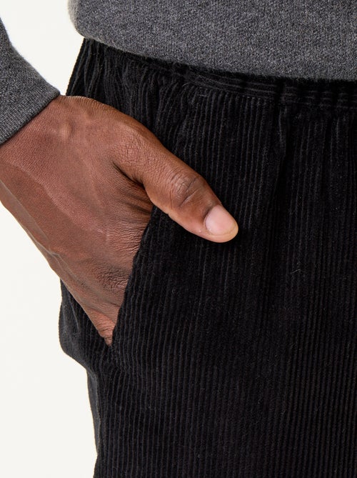 Pantalon velours côtelé - Kiabi